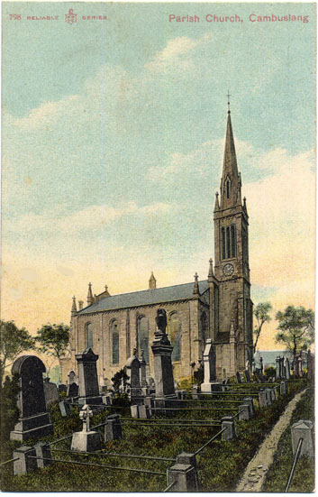 Kirkhill Parish Church & Graveyard - Reliaable Series No. 798 - Published by Peddie & Co., Cambuslang 